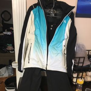 The North Face sz M snowboarding jacket and pants